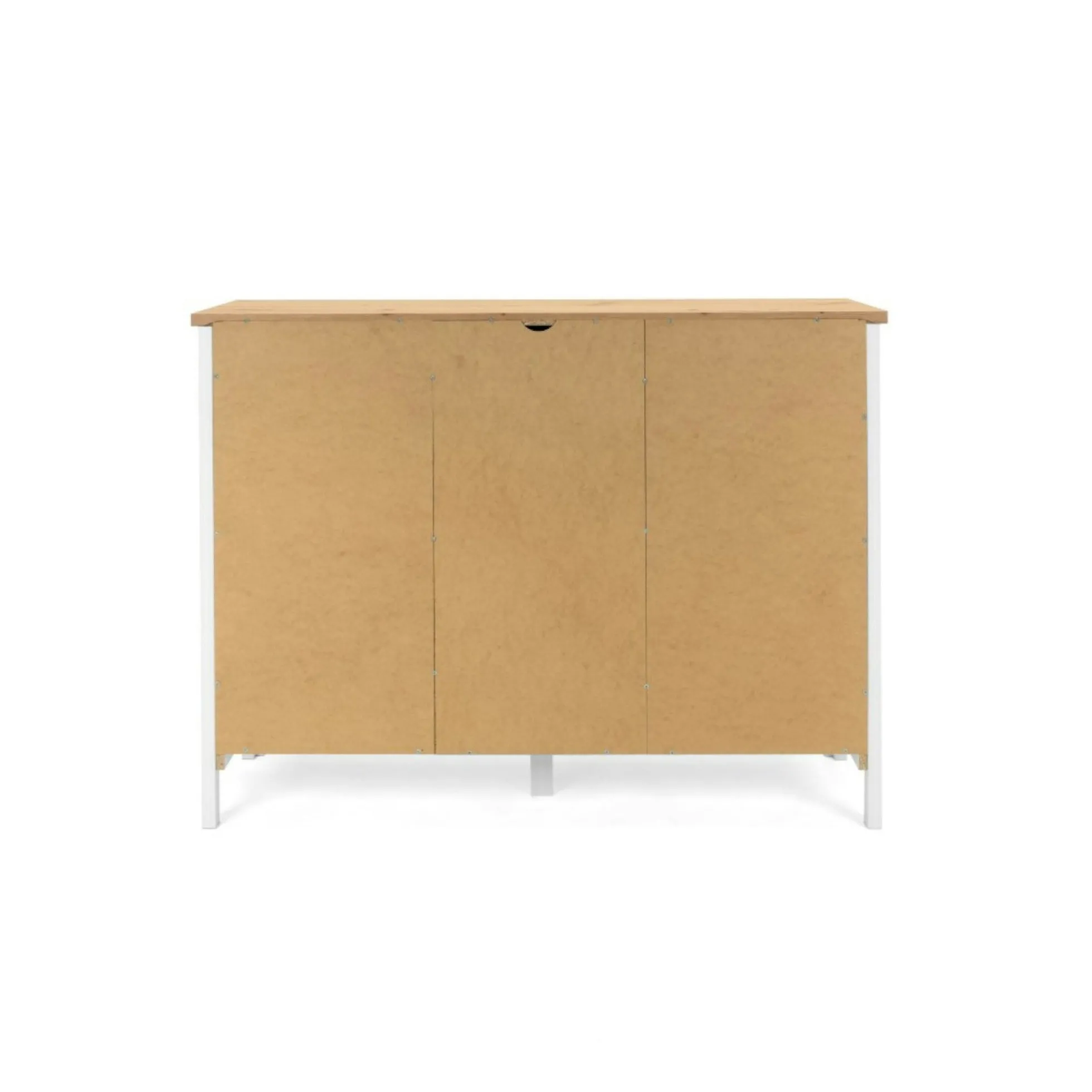 Buffet haut blanc 3 portes 1 tiroir VENZA