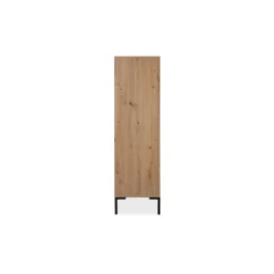 Buffet haut décor bois 2 portes 2 tiroirs KARVI