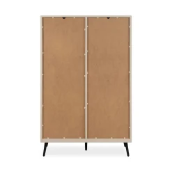 Buffet haut taupe 4 portes 2 tiroirs AVIO