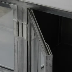 Buffet industriel métal verre ROADIES