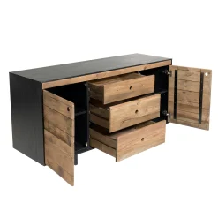 Buffet moderne bois recyclé pin CRACOVIE