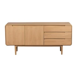 Buffet moderne en chêne clair 2 portes DERBY