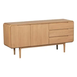 Buffet moderne en chêne clair 2 portes DERBY
