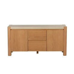 Buffet moderne 2 portes, 2 tiroirs TREVI