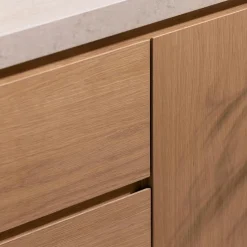 Buffet moderne 2 portes, 2 tiroirs TREVI