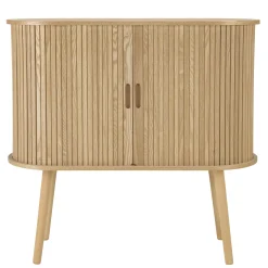 Buffet ovale en bois couleur naturelle CASTILLE