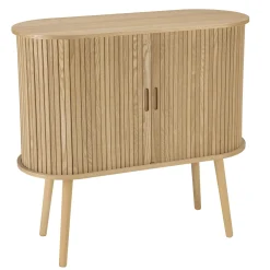 Buffet ovale en bois couleur naturelle CASTILLE