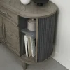 Buffet 2 portes en bois avec accordéon HOUSTON