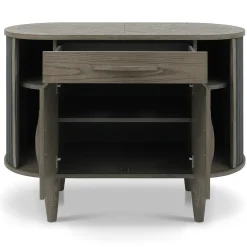 Buffet 2 portes en bois avec accordéon HOUSTON