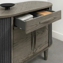 Buffet 2 portes en bois avec accordéon HOUSTON