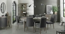 Buffet 2 portes en bois avec accordéon HOUSTON