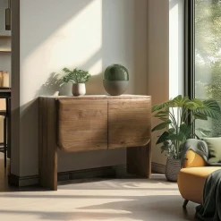 Buffet 2 portes en bois de mindi ARCUS
