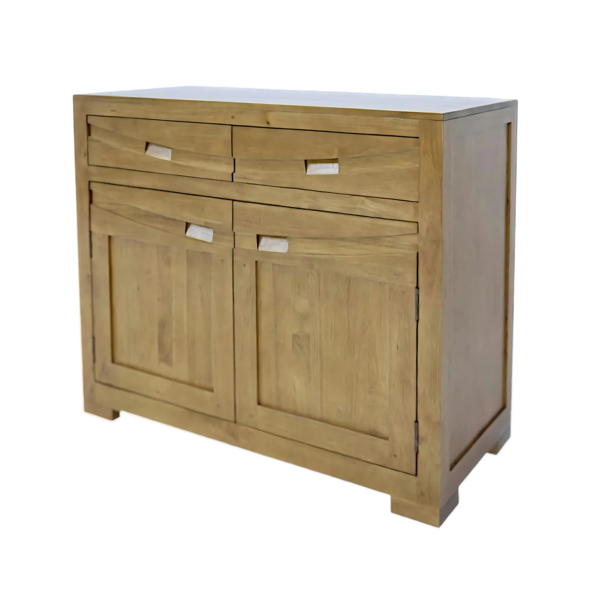 Buffet 2 portes exotique hévéa 100cm NIAGARA