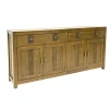 Buffet 4 portes exotique hévéa 180cm GALA