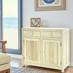 Buffet 2 portes exotique hévéa 100cm GALA