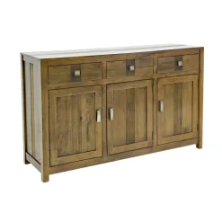 Buffet 3 portes exotique hévéa 147cm GALA