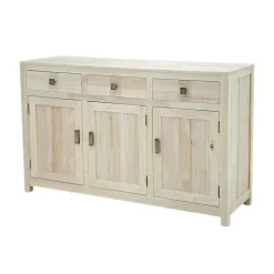 Buffet 3 portes exotique hévéa 147cm GALA