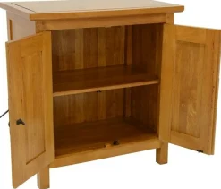 Buffet 2 portes hévéa 75x45x80cm MAORI