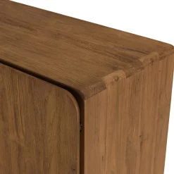 Buffet 4 portes 200x65cm en bois de teck recyclé SWING