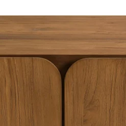 Buffet 3 portes 120x40cm en bois de teck recyclé SWING