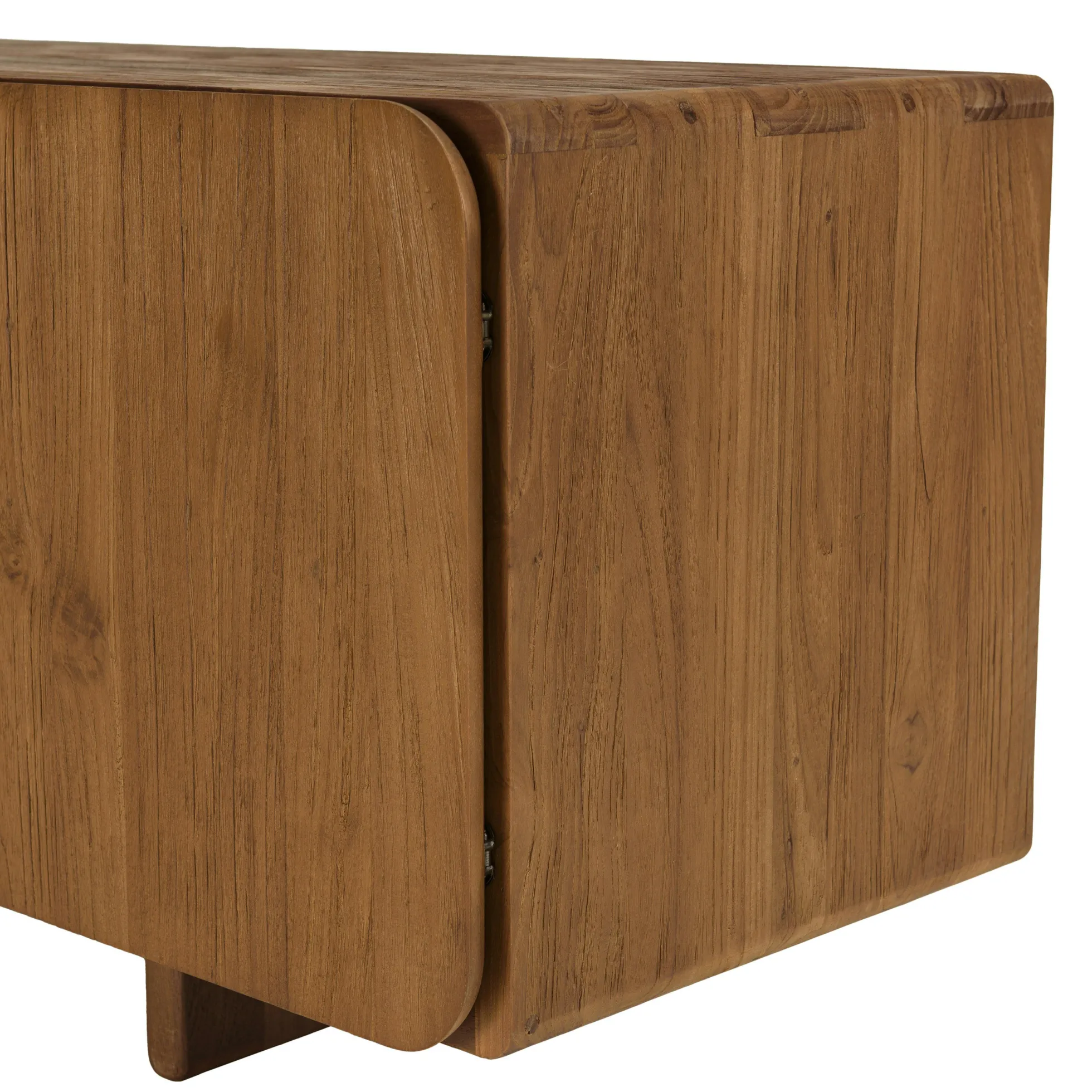 Buffet 3 portes 120x40cm en bois de teck recyclé SWING