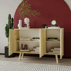 Buffet salle à manger moderne à poignées intégrées MARFA