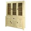 Buffet vaisselier bois massif HELENA