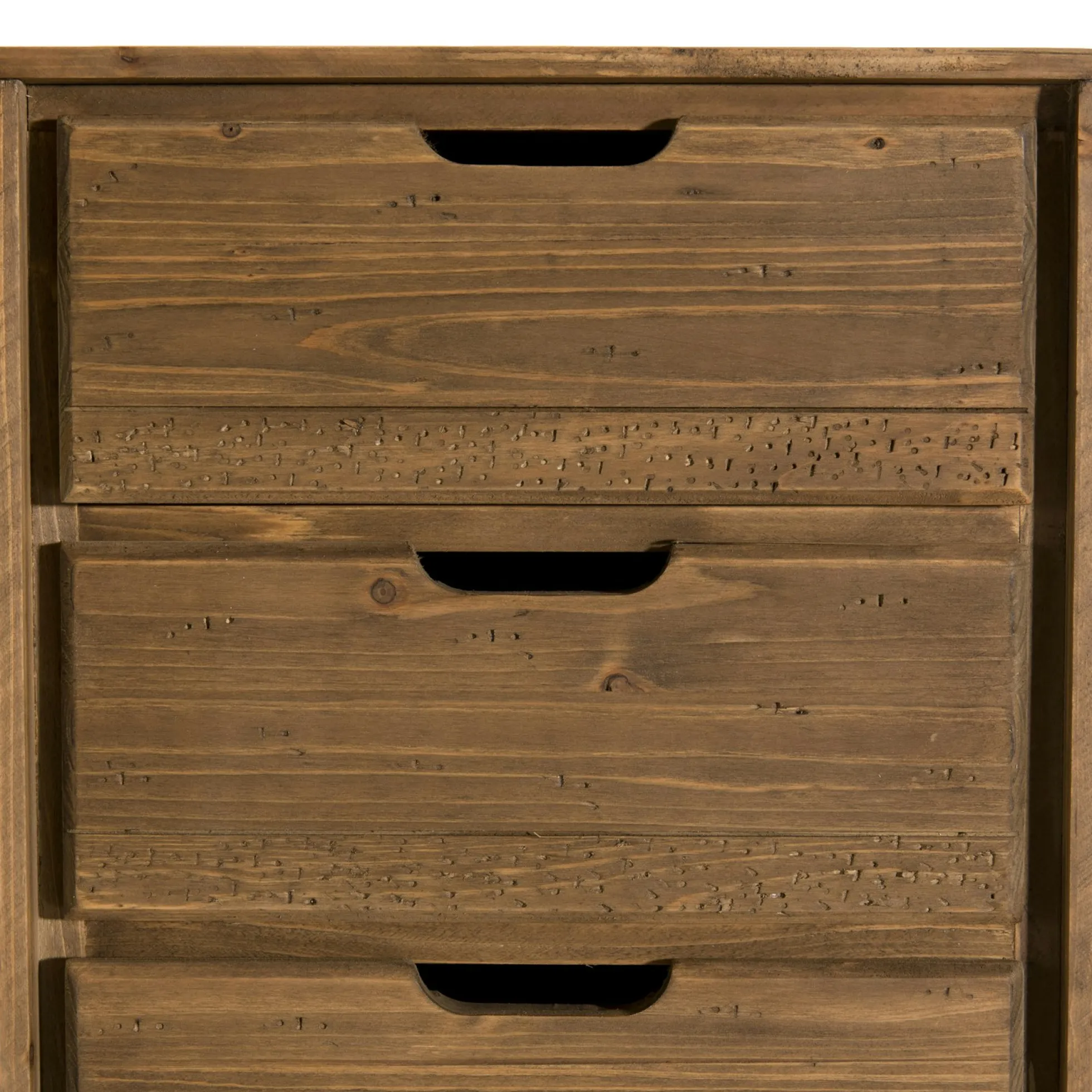 Bureau avec rangement en bois de sapin LIMA