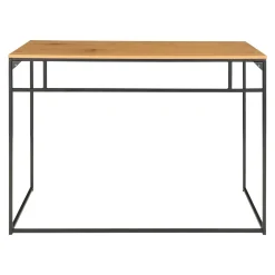 Bureau console design minimaliste effet bois clair TALLINN