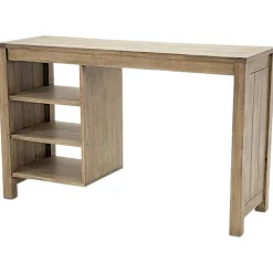 Bureau console moderne bois hévéa 120cm ATTAN