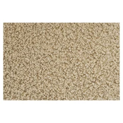 Canapé bouclette beige 3 places 4 coussins assortis NAMSOS