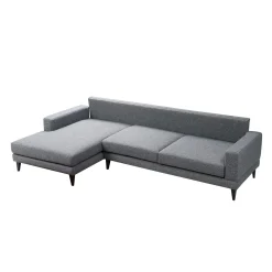 Canapé d'angle anthracite - côté gauche, style contemporain VENCE