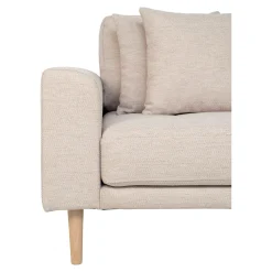 Canapé d'angle beige sable - côté droit, 290 cm ROTTERDAM