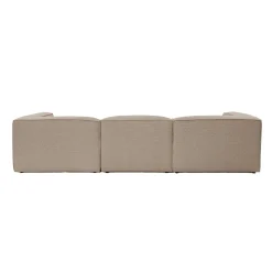 Canapé d'angle modulable taupe - côté droit SPELLO
