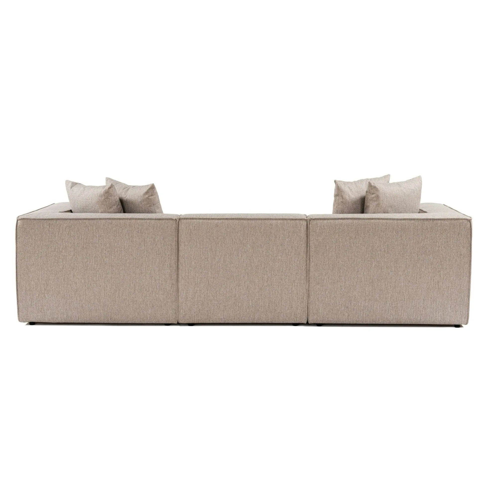 Canapé en lin 3 places - beige sable COLLIOURE