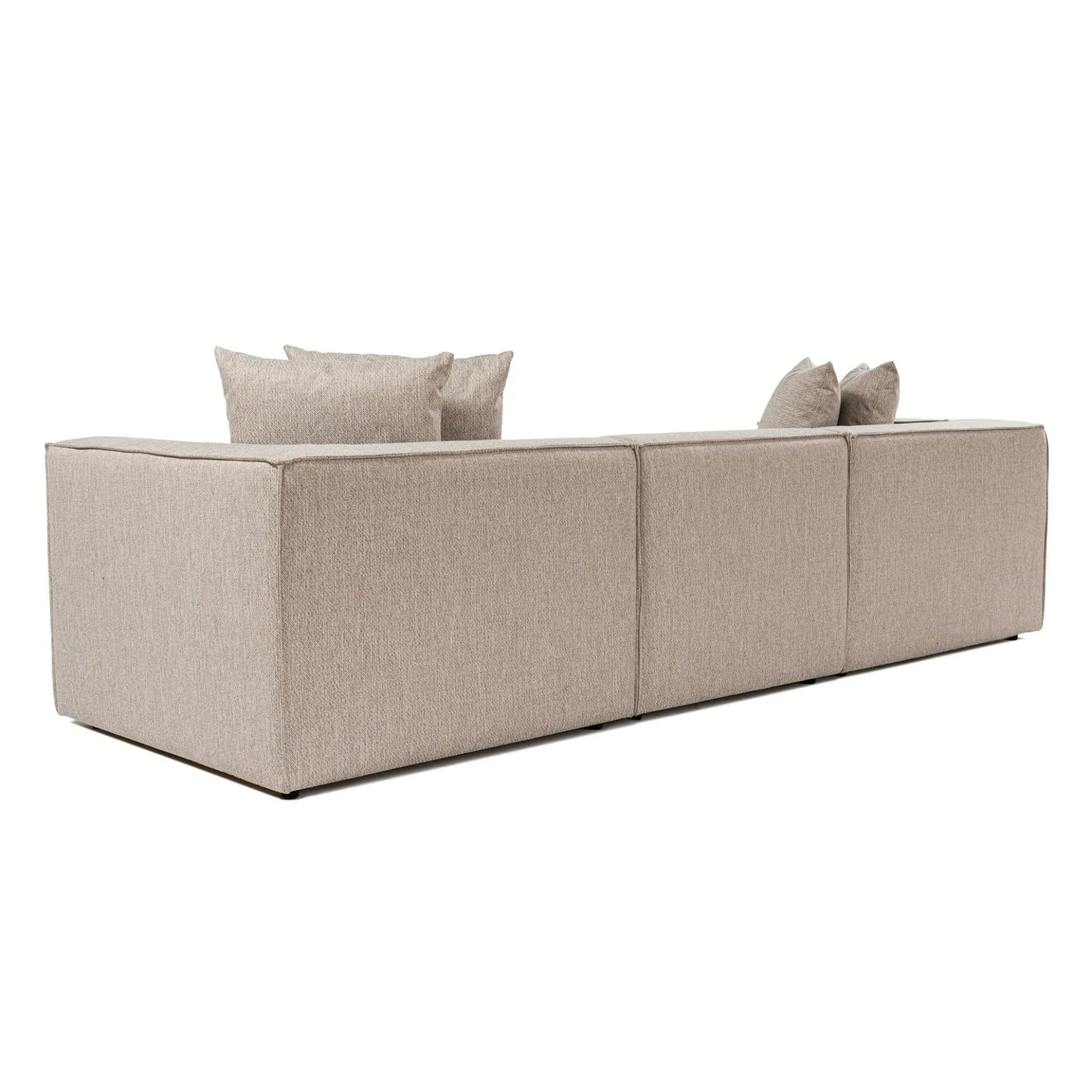 Canapé en lin 3 places - beige sable COLLIOURE