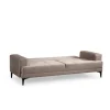 Canapé 3 places beige avec couchage d’appoint JACA