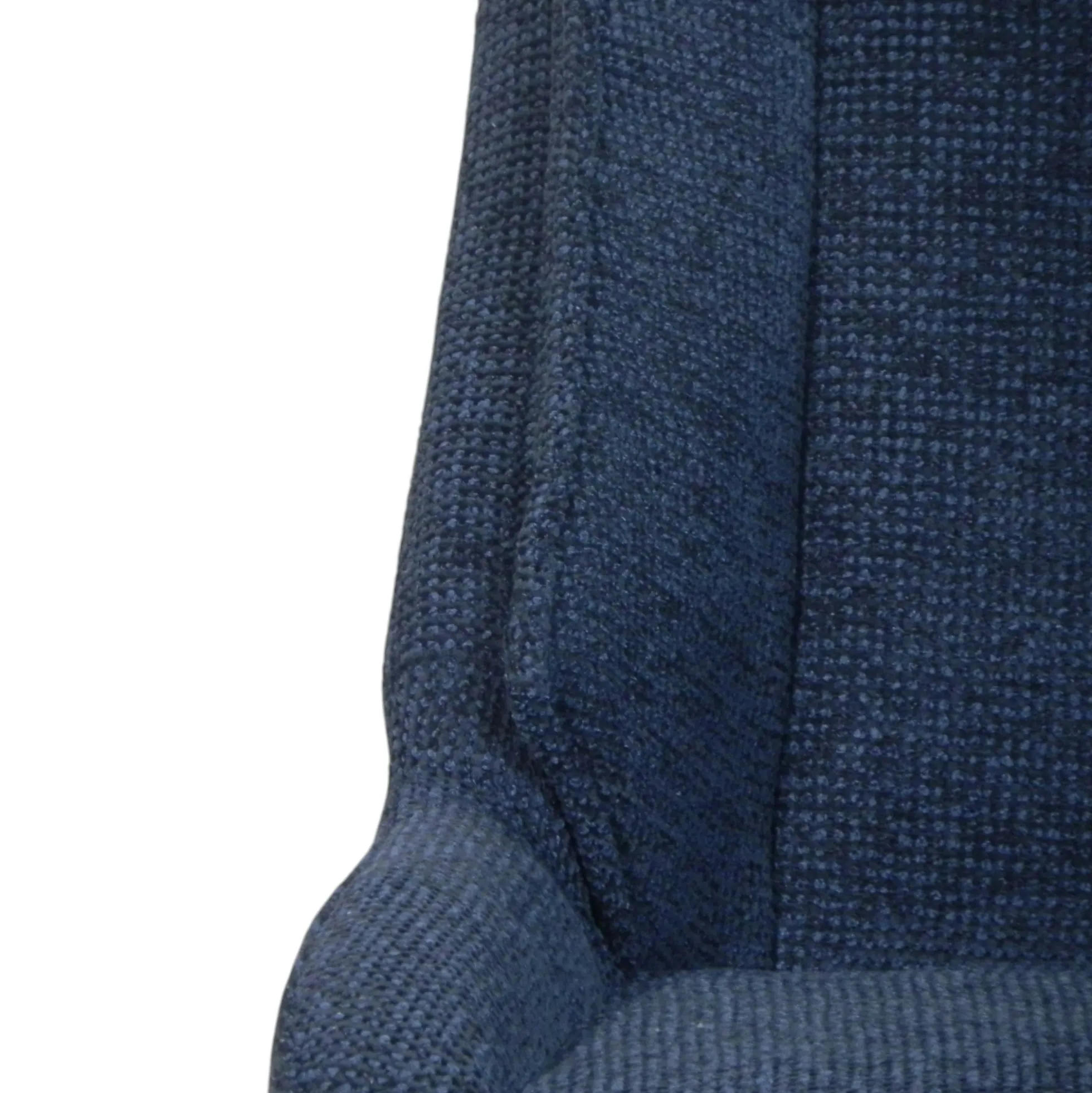 Chaise bleu nuit pivotante en velours texturé (lot de 2) IENA