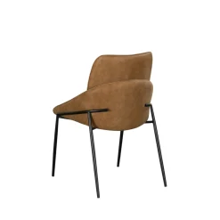 Chaise camel à dossier plissé (lot de 2) OKA