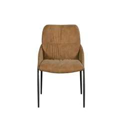 Chaise camel à dossier plissé (lot de 2) OKA