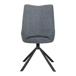 Chaise contemporaine pivotante anthracite (lot de 2) LIGURIE