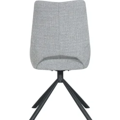 Chaise contemporaine pivotante grise (lot de 2) LIGURIE