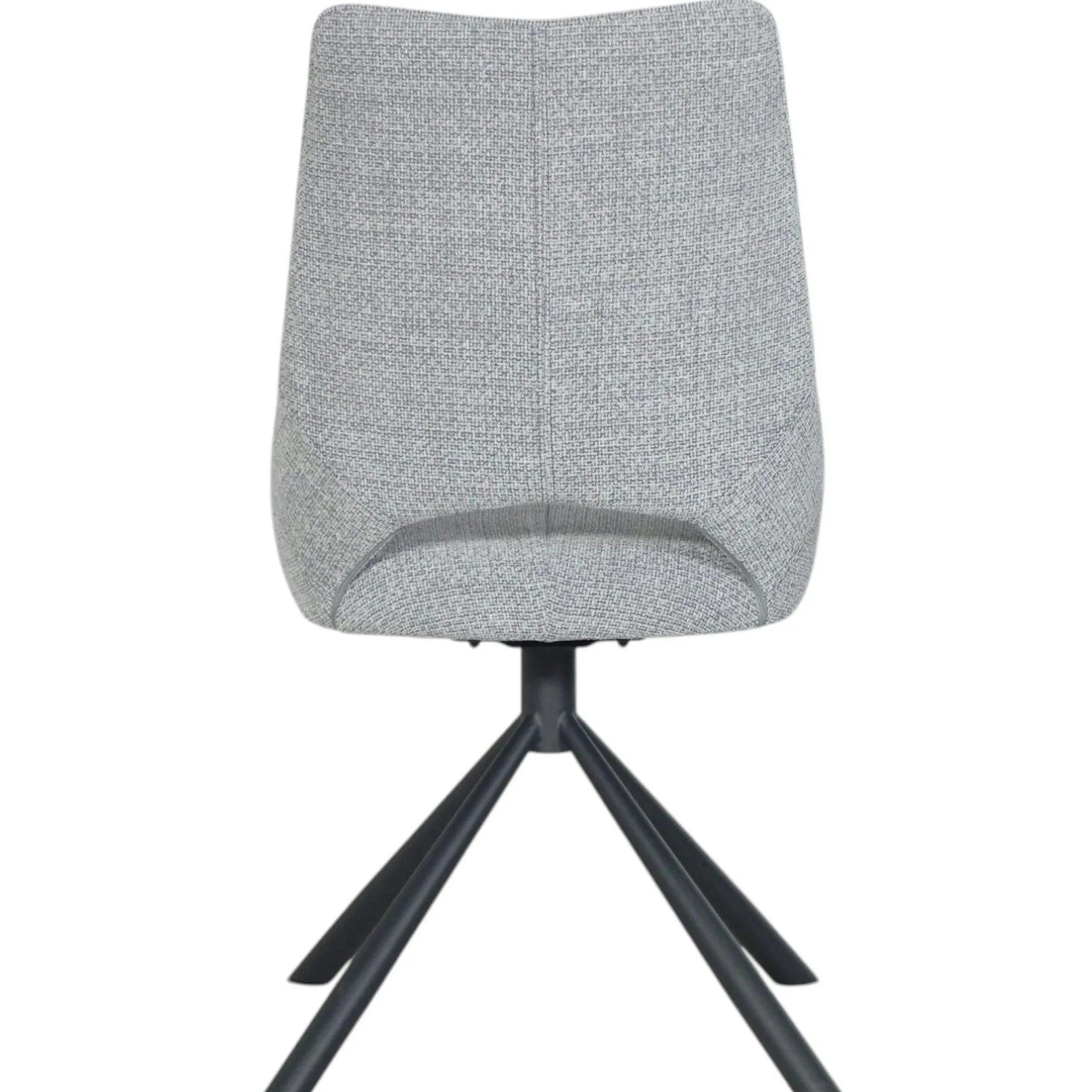 Chaise contemporaine pivotante grise (lot de 2) LIGURIE