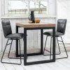 Chaise de bar pivotante gris used OKA (lot de 2)