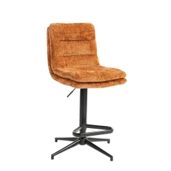 Chaise de bar rouille réglable en hauteur (x2) PALERME