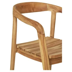 Chaise de jardin design en teck (lot de 2) MENDOZA