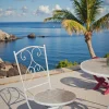 Chaise de jardin en mosaïque beige (lot de 2) GRENADE