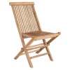 Chaise de jardin en teck, pliante (lot de 2) MENDOZA