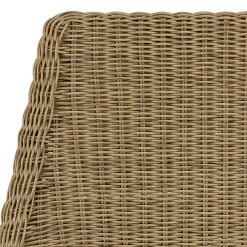 Chaise de jardin résine tressée beige (lot de 2) MANY