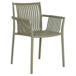 Chaise de jardin verte (lot de 4) MENDOZA